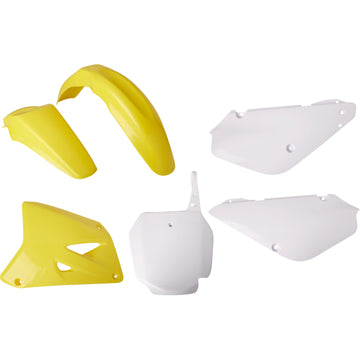 POLISPORT Body Kit - '18 OEM Yellow/White - RM 85 90775 by Polisport