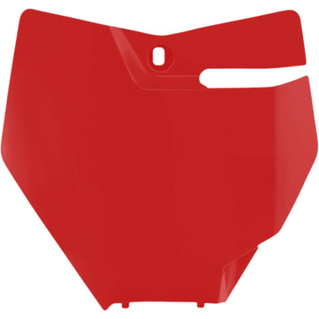 Acerbis Front Number Plate - Red 2685950004