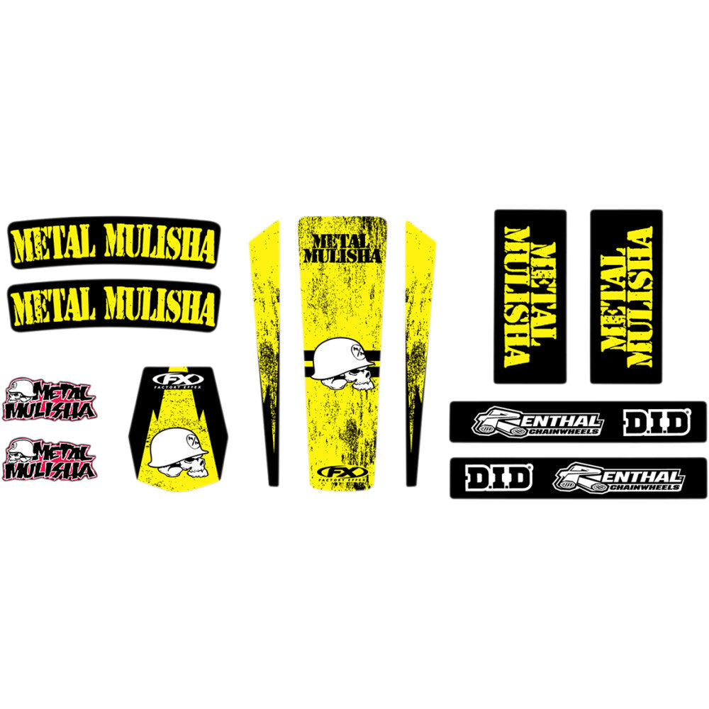 FACTORY EFFEX Trim Kit Graphic - Metal Mulisha - Suzuki 23-50460