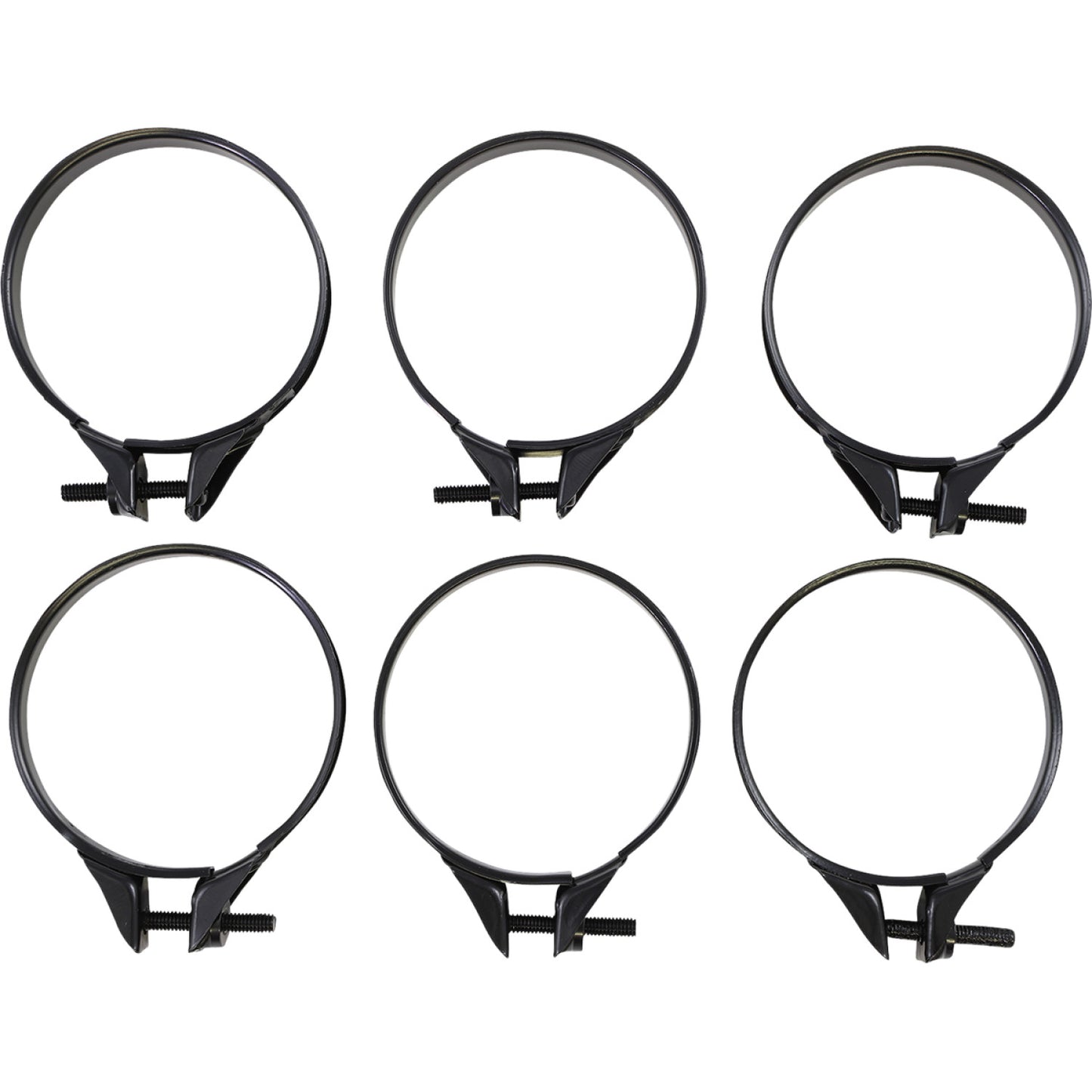 Moose Racing Carburetor Clamps - 55-58 mm - 6-Pack 110-1058