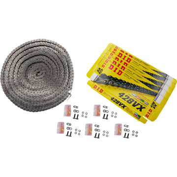 DID 428 VX Series X-Ring Chain - 25 Feet 428VXX25FT | Drive Chain X'ring Types