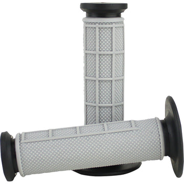 DRIVEN RACING Pro Waffle Grips - Black/Gray D535-BK