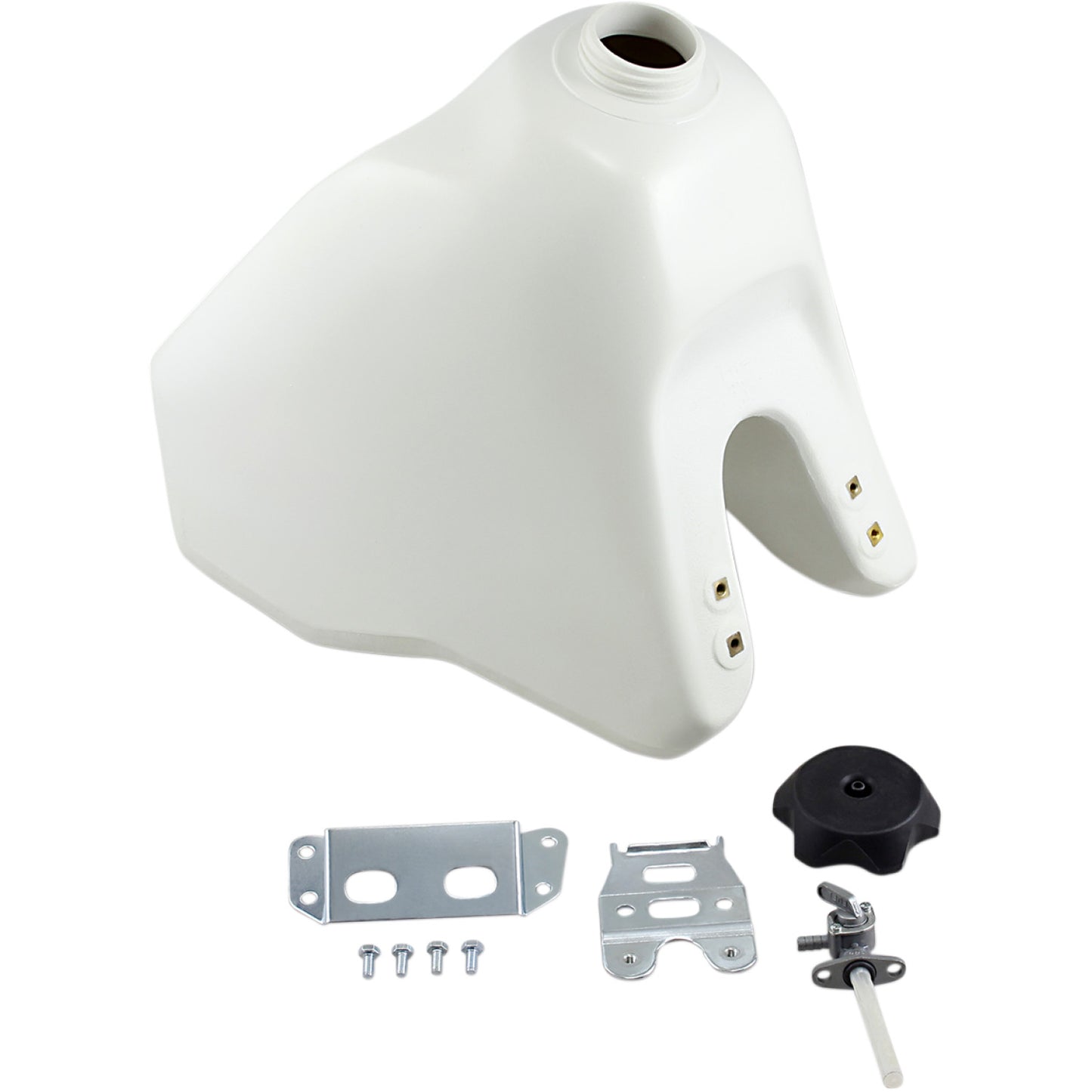IMS PRODUCTS INC. Large-Capacity Gas Tank - White - Suzuki - 3.5 Gallon 115514-W1