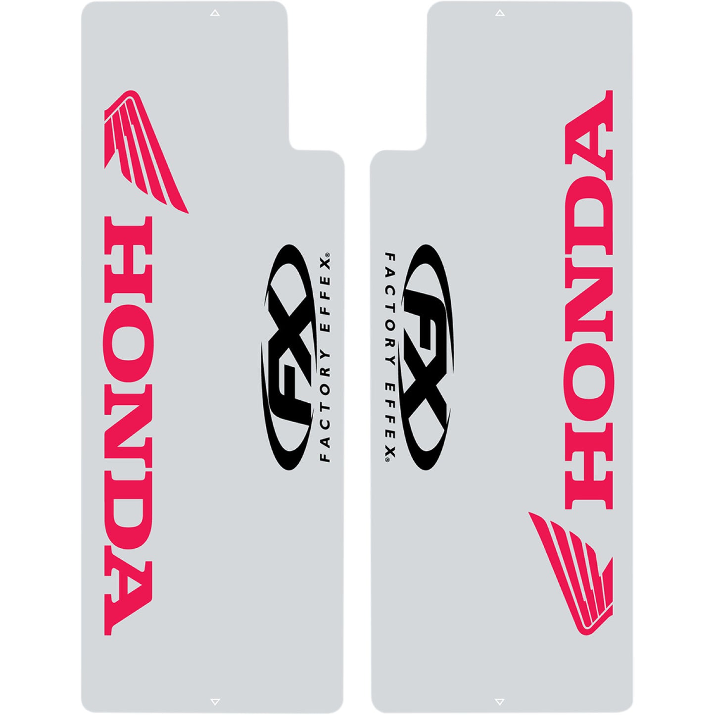 FACTORY EFFEX Fork Shield Decal - Upper - Honda - Red 06-38302