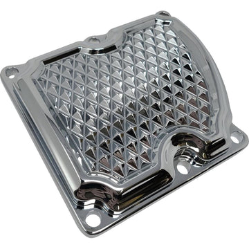 Covingtons Transmission Top Cover - Diamondback - Chrome - M8 Touring C3073-C