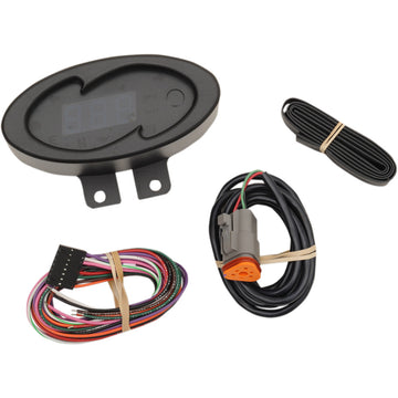 Dakota Digital 5000 Series Wave Speedometer - Black - 2" H x 4.25" W MCL-5100-K