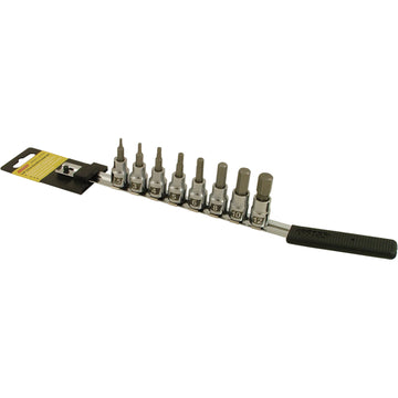 CRUZTOOLS Socket Bit Set - Hex - Metric ME38HBS