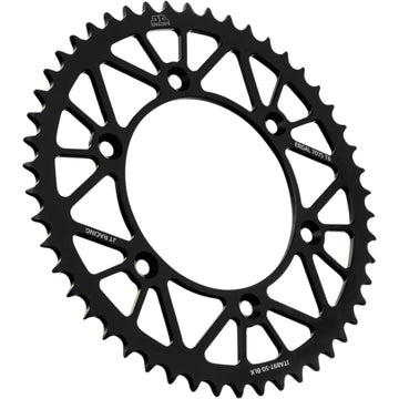 JT SPROCKETS Rear Sprocket - Black - 50-Tooth JTA897.50BLK by JT Rear Sprockets Aluminum/Alloy