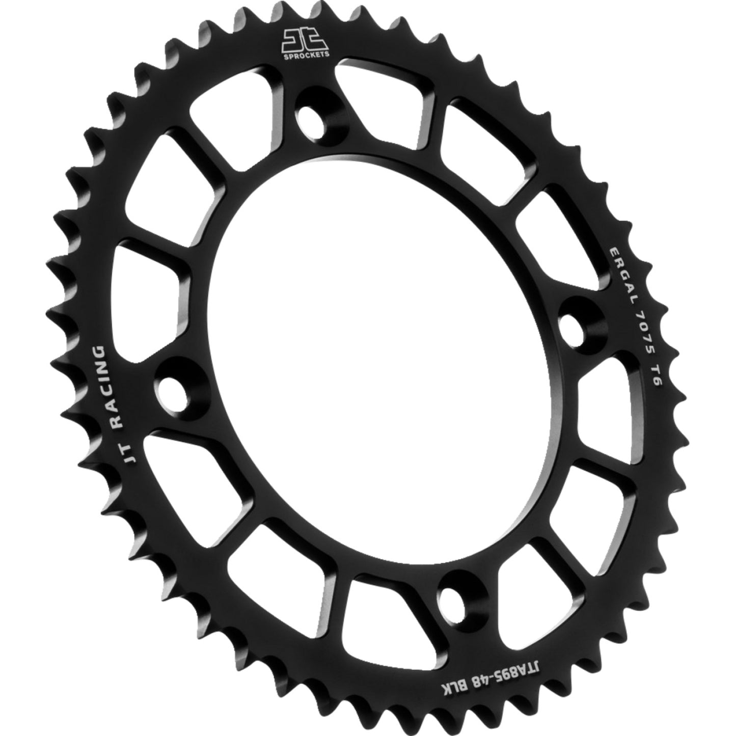 JT SPROCKETS Rear Sprocket - Black - 48 Tooth - KTM JTA895.48BLK by JT Rear Sprockets Aluminum/Alloy