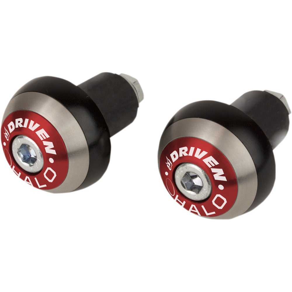 DRIVEN RACING Halo Handlebar End - Red DHBEW-RD