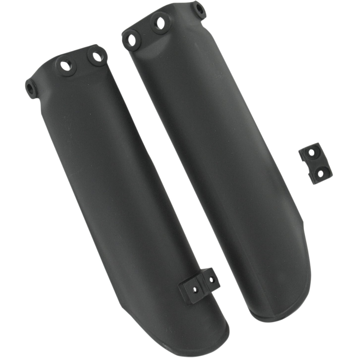 Acerbis Lower Fork Covers for Inverted Forks - Black 2253020001