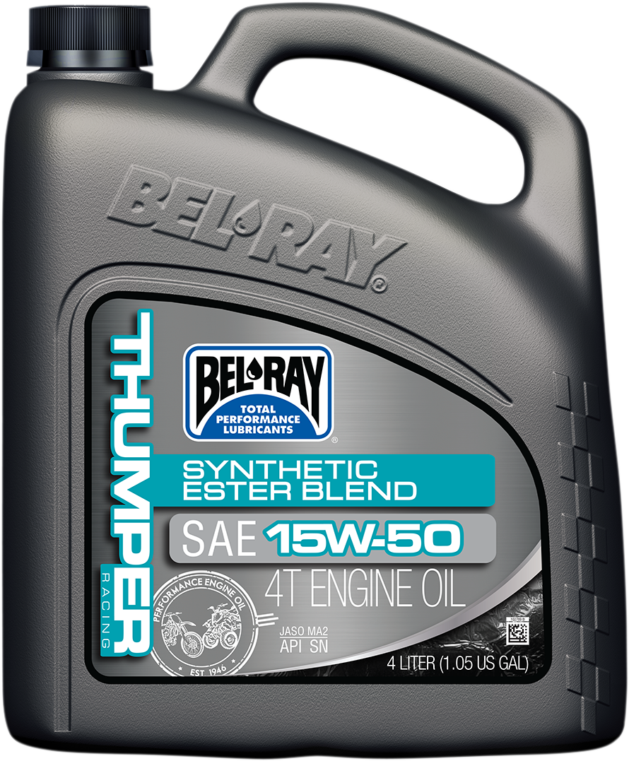 Bel-Ray Thumper Synthetic Blend 4T Oil - 15W-50 - 4L 99530-B4LW