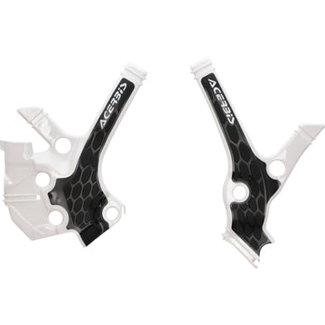 Acerbis X-Grip Frame Guards - White/Black - YZ 85 2976221035
