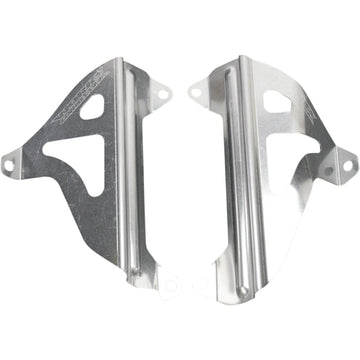 WORKS CONNECTION Radiator Brace Set - Silver - Yamaha 18-072