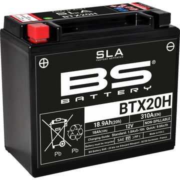 BS Battery Battery - BTX20H (YTX) 300688