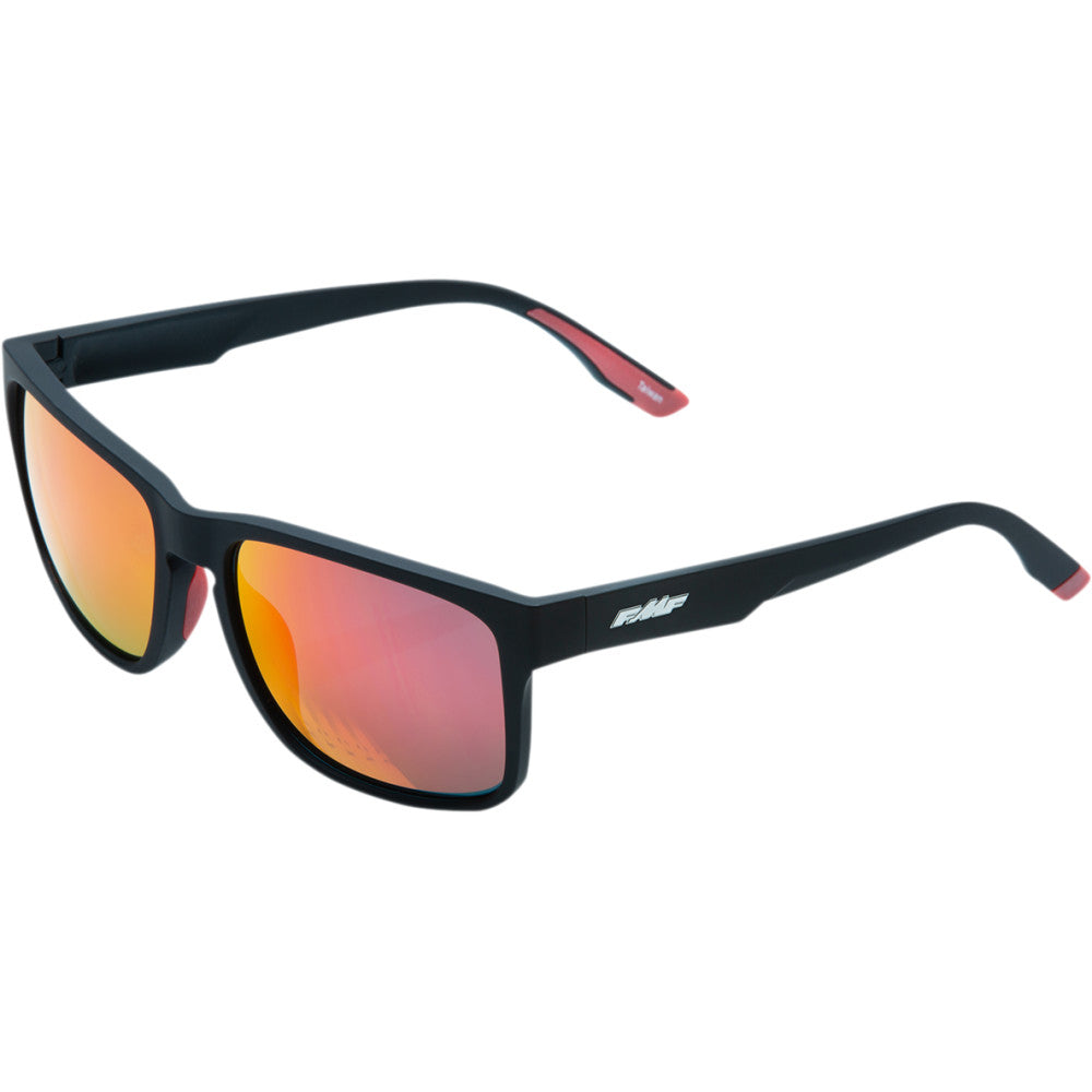 FMF Gears Sunglasses - Matte Black - Red Mirror Lens F-61503-251-01