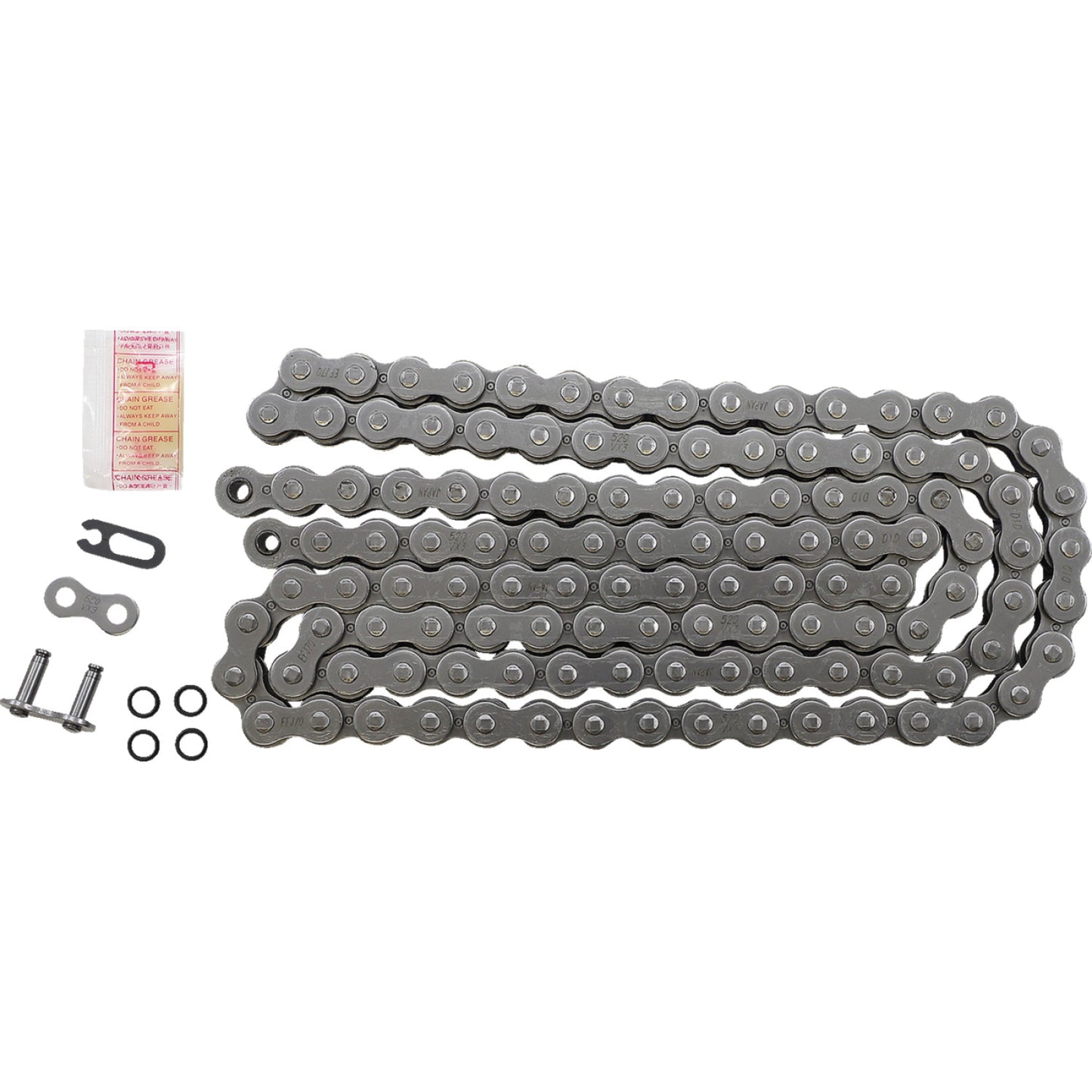 DID 520 VX3 - Chain - 120 Links M520VX3X120FB | Drive Chain X'ring Types