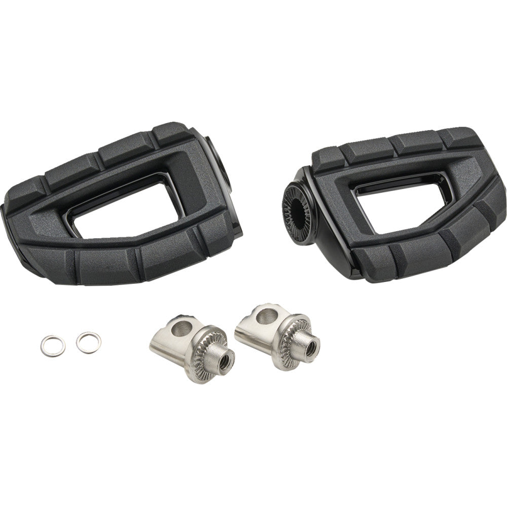 CIRO Chicane* Footrests - Black 61620