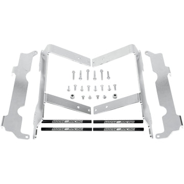 Moose Racing Radiator Braces - Silver - Honda 11-163