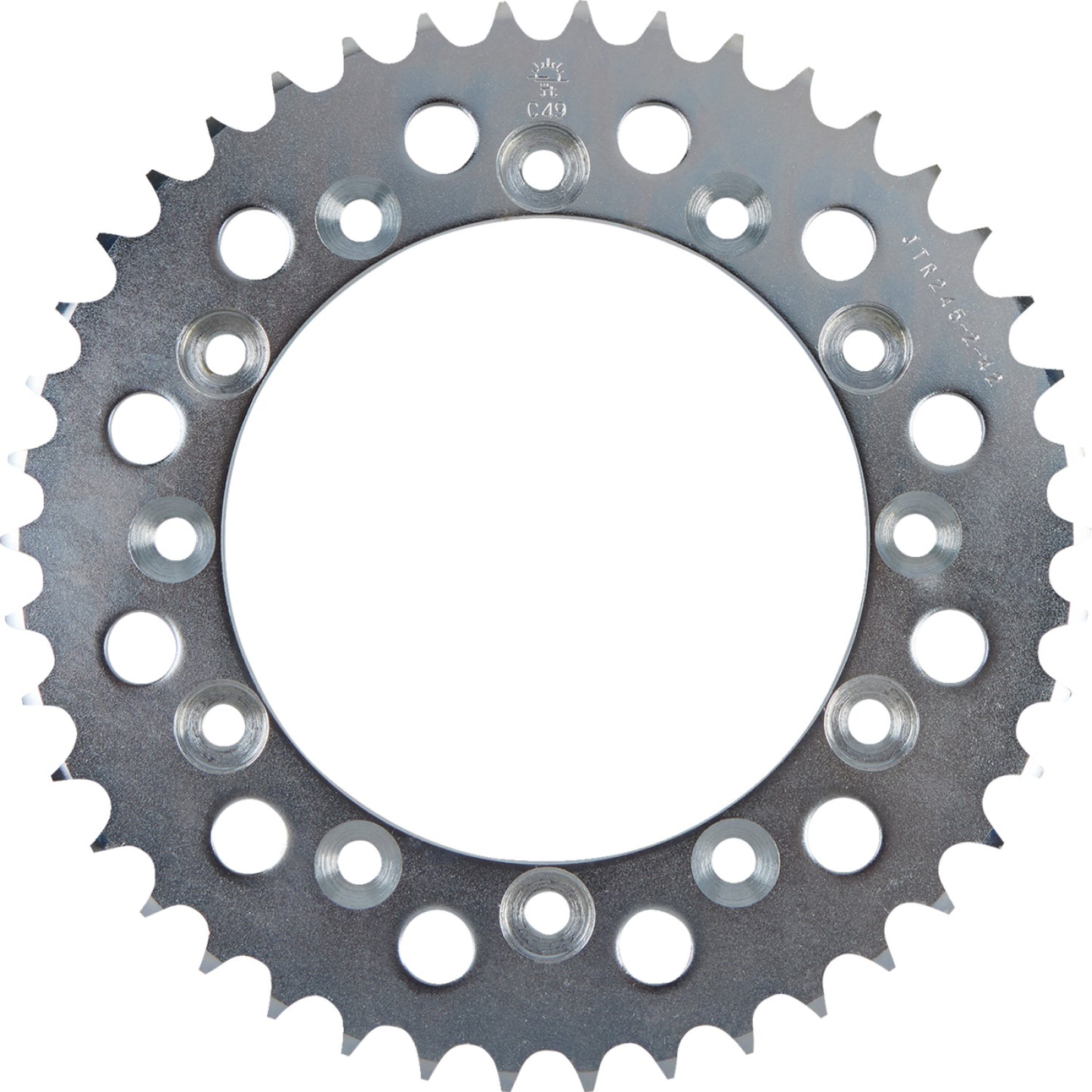 JT SPROCKETS Rear Sprocket - 42 Tooth - Honda/Yamaha JTR245/2.42 by JT Rear Sprockets Steel Type