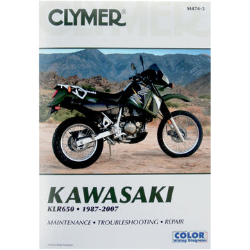 CLYMER Manual - Kawasaki - KLR650 CM4743