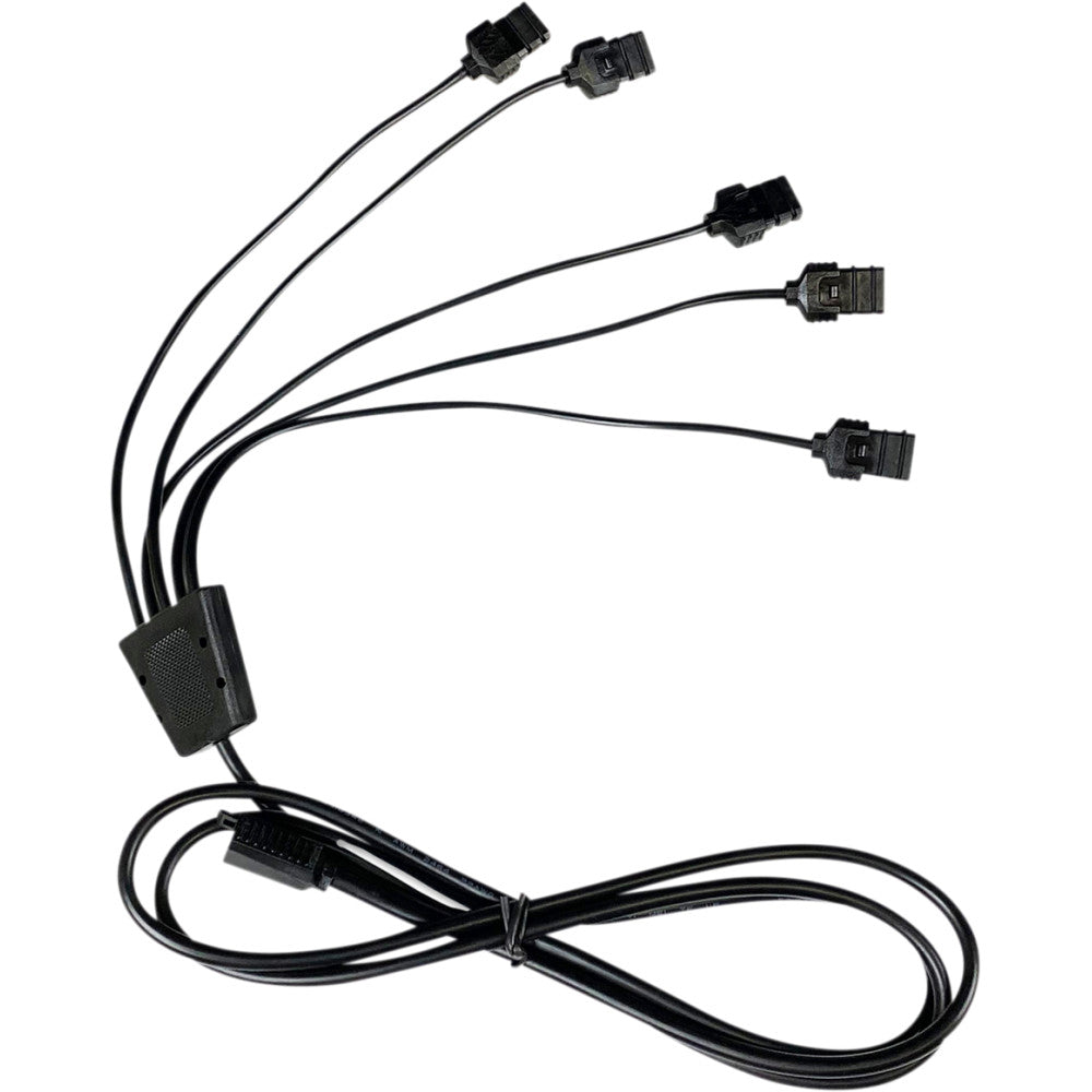 Custom Dynamics ProGLOW* Wire Extension - 44" - 5-Way Splitter PG-EXT-44