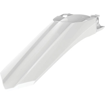 POLISPORT Fender - Rear - White - CRF 250R/RX | 450R/RX 8554100002 by Polisport