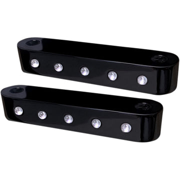 Covingtons Front Fender Spacers - Dimpled - Black C1103-B