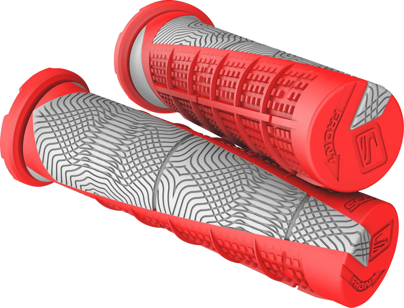 Scott Deuce ATV Grips - Red/Gray 217892-5858