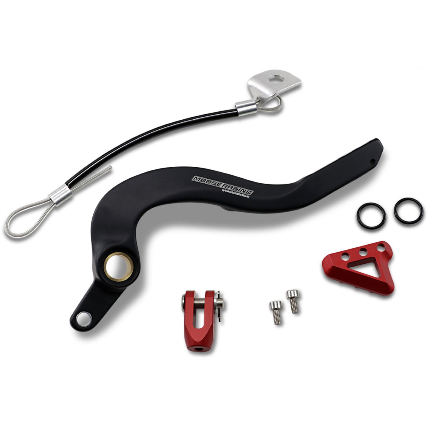 Moose Racing Brake Pedal - Red - Honda 82-0107-21-11
