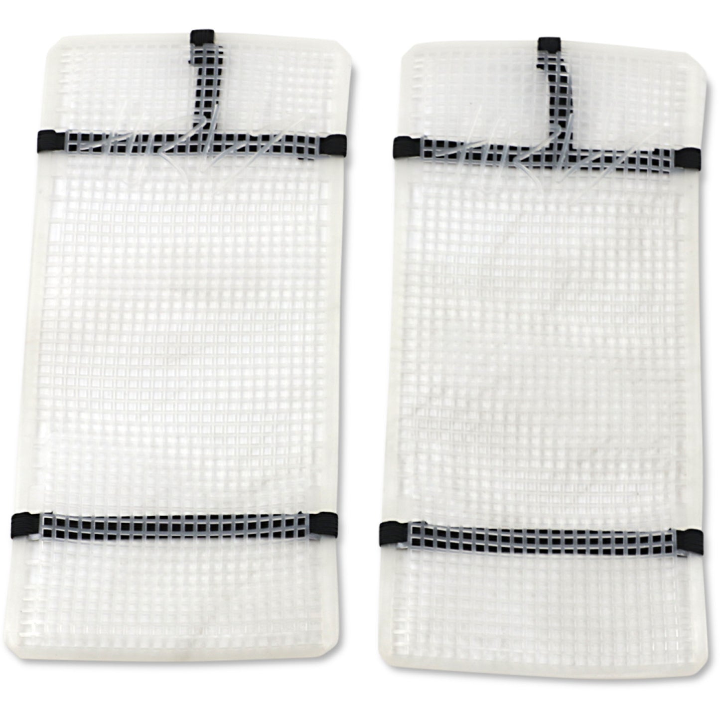 Moose Racing Mud Radiator Cover - White - Husqvarna HPRMUDHUS2502TM