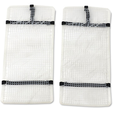 Moose Racing Mud Radiator Cover - White - Husqvarna HPRMUDHUS2502TM