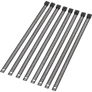 Moose Racing Cable Tie - Black - 8" - 8 Pack 304-0510