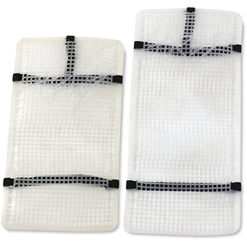 Moose Racing Mud Radiator Cover - White - Suzuki HPRMUDRMZ2504TM