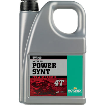 Motorex Power Synt 4T Engine Oil - 5W-40 - 4L 305658