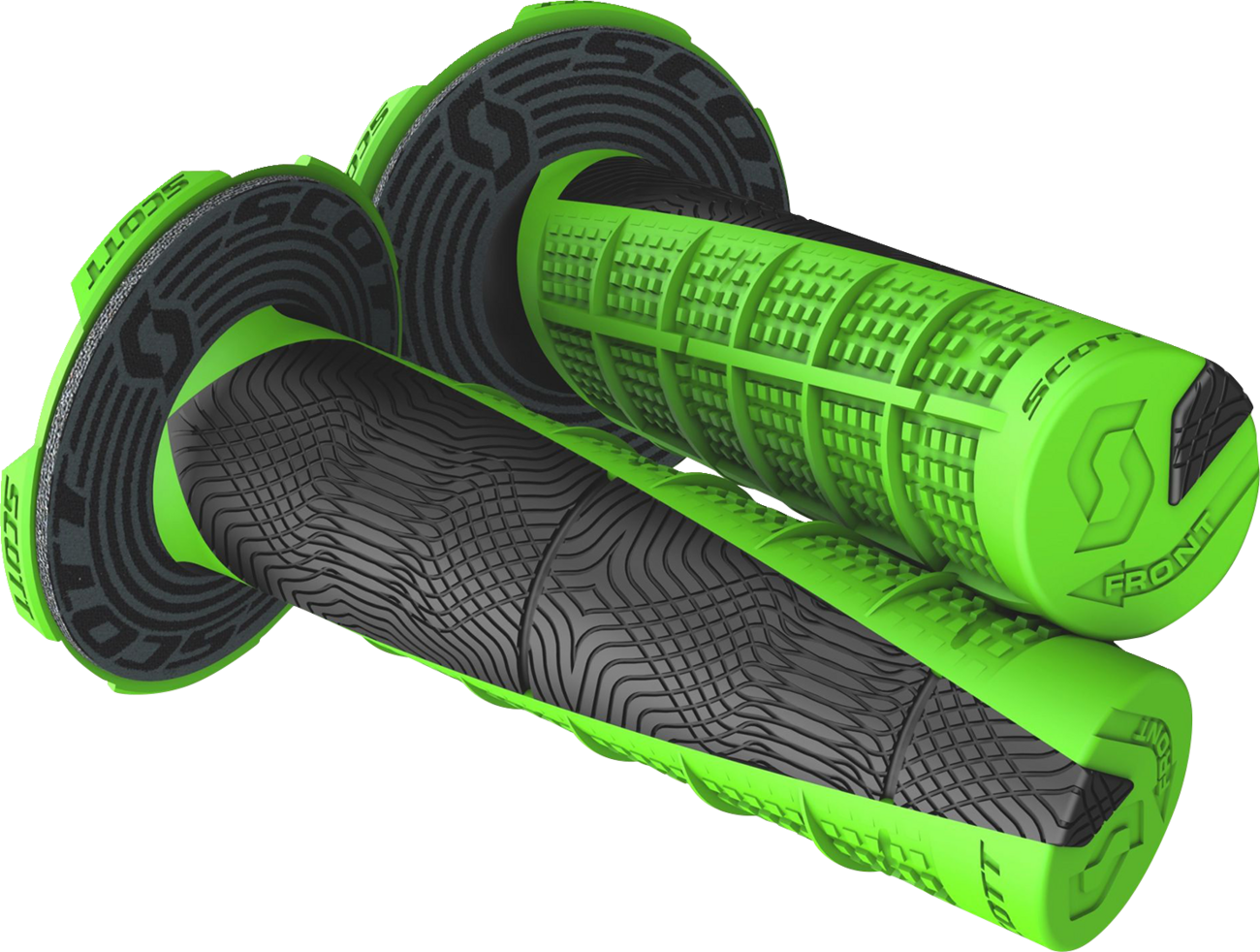 Scott Deuce Grips with Donut - Neon Green/Black 219627-4376
