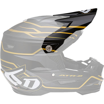 6D HELMETS ATR-2 Visor - Phase - Black Gold 72-6102
