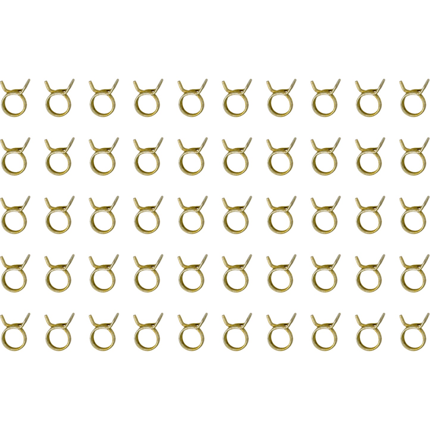 Helix Hose Clamps - Self-Tensioning - Double Wire - 5/16" - 50 Pack 111-1650 | Hardware Kits Assortments