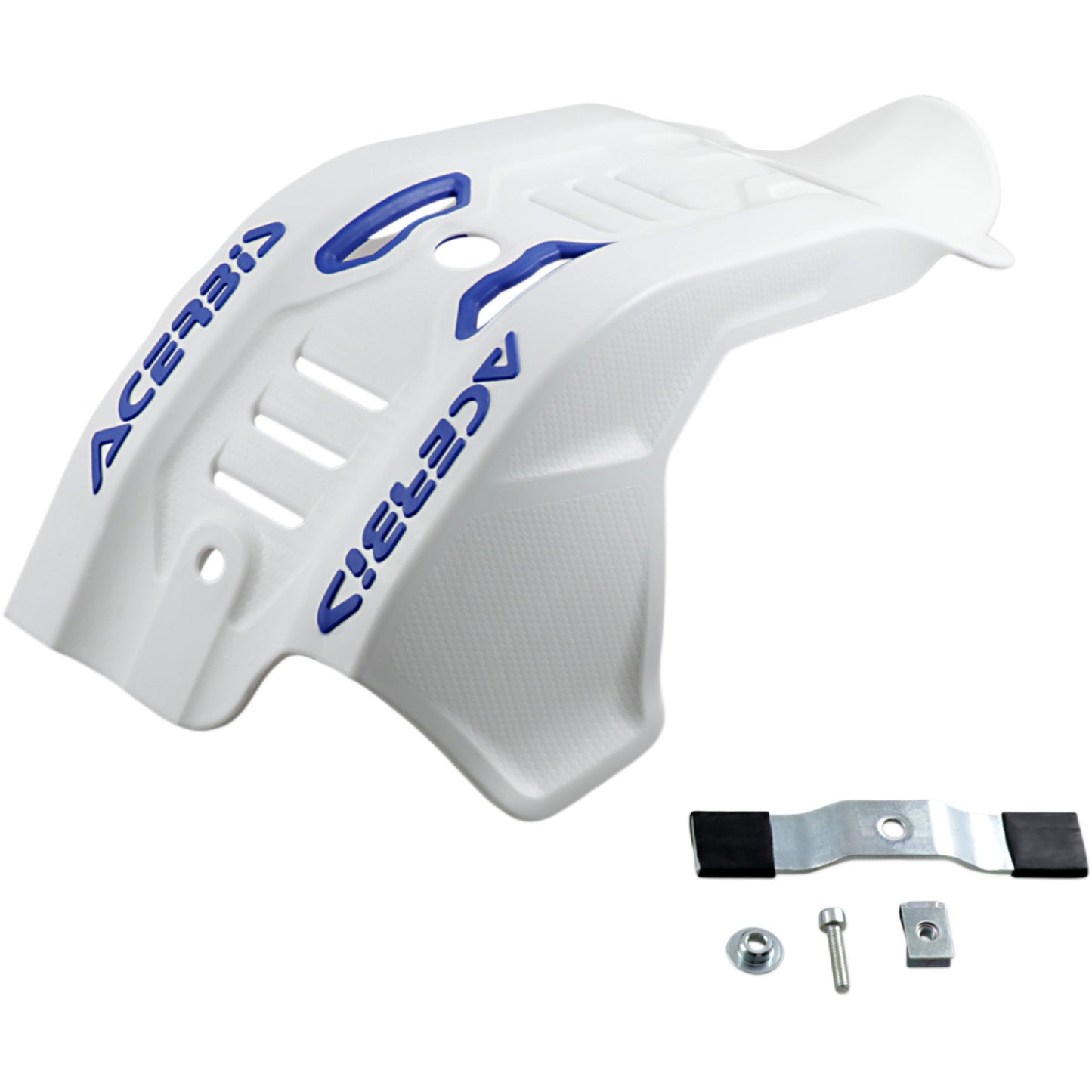 Acerbis Skid Plate - White/Blue - Husqvarna | KTM 2733461029