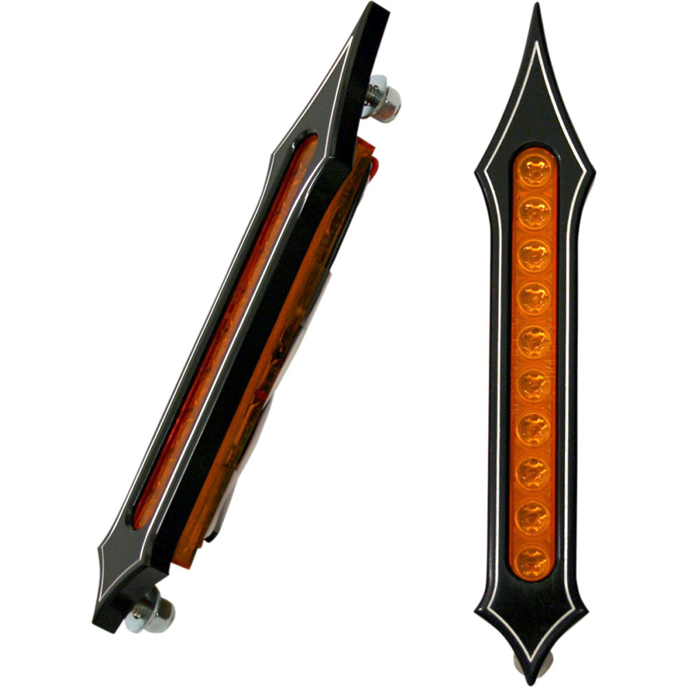 ACCUTRONIX Bag Light - Tribal Slotted - Amber Lens - Night Series BL02-LSN