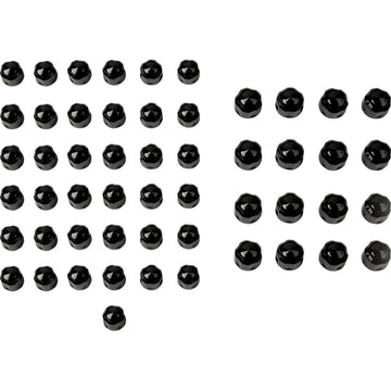 CIRO Caps - Engine/Bolt/Cover - Crown/Diamond-Cut - Black - M8 70022