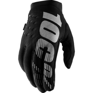 100% Women's Brisker Gloves Black XL by 100%