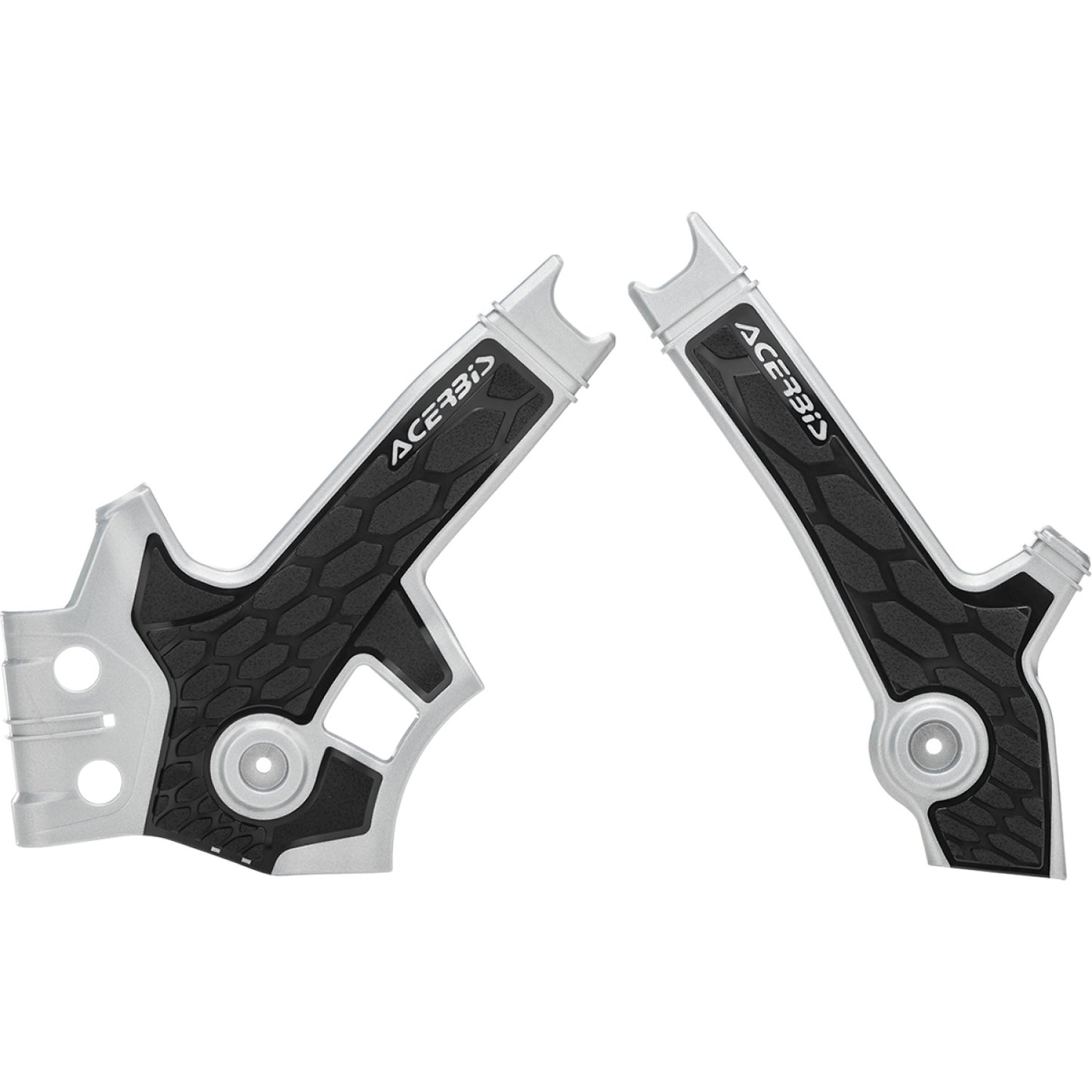 Acerbis X-Grip Frame Guards - Silver/Black - DR 650S/SE 2801931019