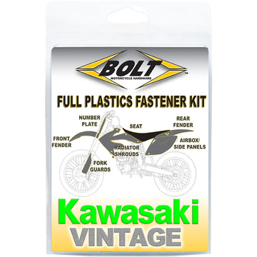 BOLT Body Work Fastener Kit - Kawasaki KAW-9091102