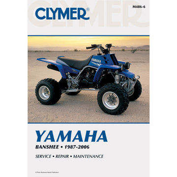 CLYMER Manual - Yamaha - YFZ350 Banshee CM4866