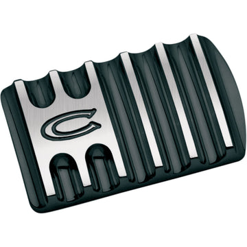 Covingtons Brake Pedal - Finned - Black C1042-B