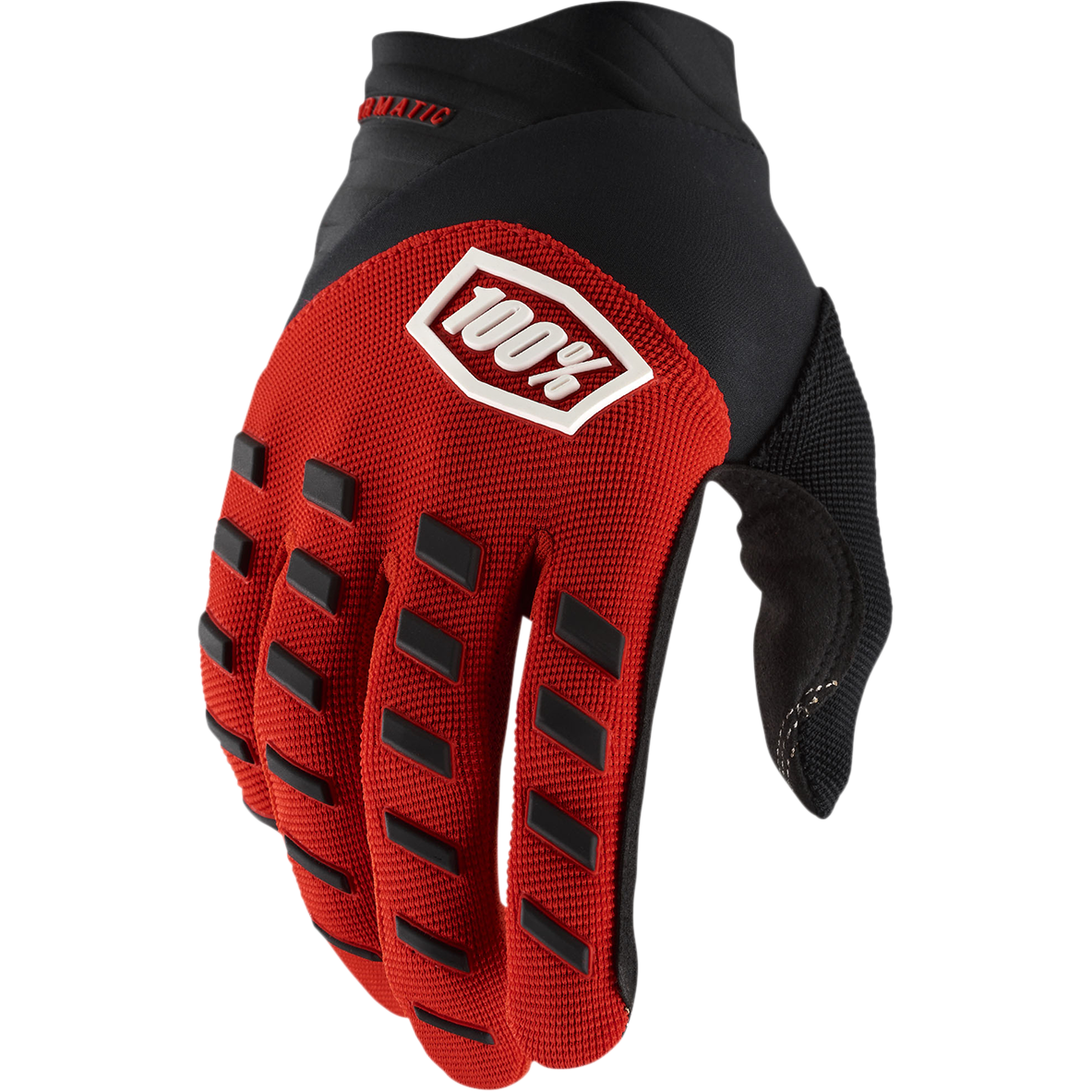 100% Airmatic Gloves Red S by Tucker