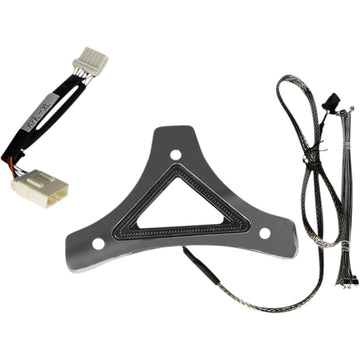 Custom Dynamics LED Backrest Light - Run/Brake - Chrome CD-BR-XL-C