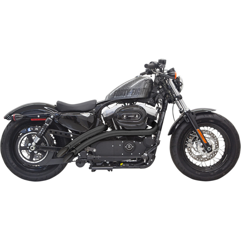 BASSANI XHAUST Radial Sweepers Exhaust System - Black - XL 1X2FB