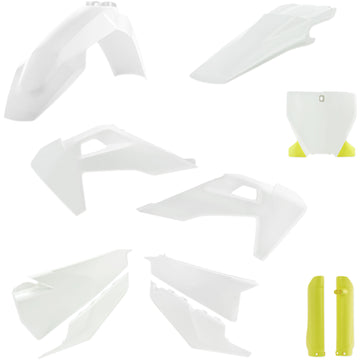 Acerbis Full Replacement Body Kit - OEM '19 White/Yellow 2726556345